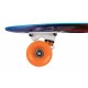 Plastic Skateboard D Street Tie-Dye 23 2023 - PLASTIC SKATEBOARD