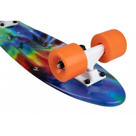 Plastic Skateboard D Street Tie-Dye 23 2023 - PLASTIC SKATEBOARD