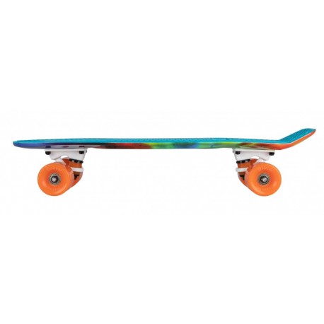 Plastic Skateboard D Street Tie-Dye 23 2023 - PLASTIC SKATEBOARD