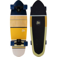 Slide | Cruiser | 28-Inch | Stripes Yellow 2022 - Cruiserboards in Wood Complete