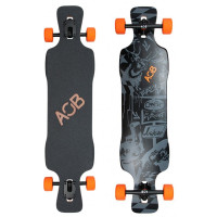 AOB | Longboard | 38.5 Inch | Black Shot 2022 - Longboard Complet