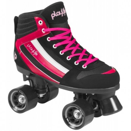 Quad skates Playlife Groove Black-Pink 2018 - Rollerskates