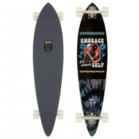 Longboard Complete Arbor Fish 37\\" Artist Boss Dog 2023  - Longboard Komplett