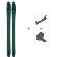 Ski Salomon N QST 118 Dark Grey 2020 + Touring bindings