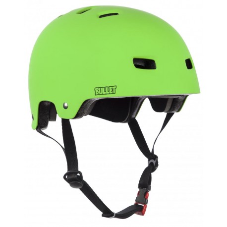 Casque de skateboard Bullet Deluxe T35 Youth Matt Green 2023 - Casques de skate