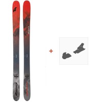 Ski Nordica Enforcer Free 110 Flat 2020 + Fixations de ski - Pack Ski Freeride 106-110 mm