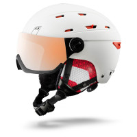 Julbo Casque de Ski Rebby Visor White Coral 2019