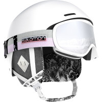 Salomon Ski helmet Spell+ White Floral 2020