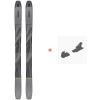 Ski Atomic Backland 100 Grey 2021 + Fixations de ski