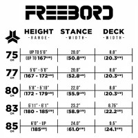 Freebord Path Bamboo Deck Only 2019