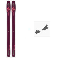 Ski Salomon N QST Myriad 85 Purple/Pink 2021 + Ski bindings