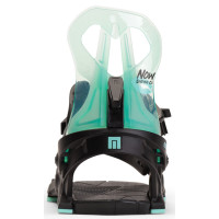 Snowboard Bindings Now Brigada Black/Turquoise 2020